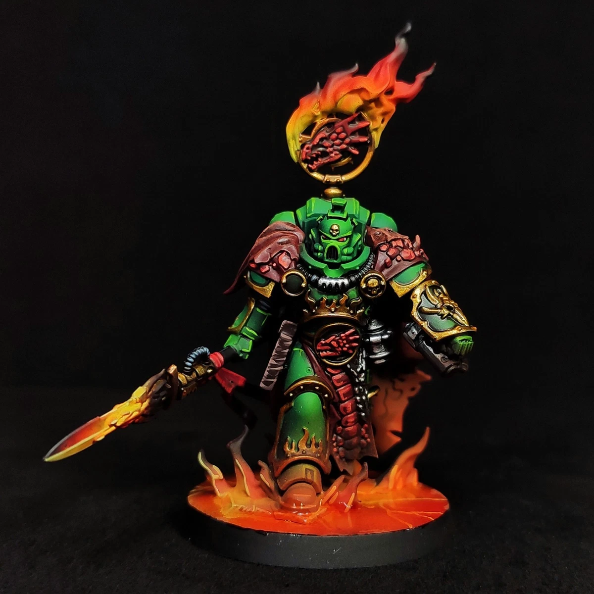 Vulkan He'stan Salamanders painted Warhammer 40k Primaris Space Vulkan He'stan Salamanders painted Warhammer 40k Primaris Space