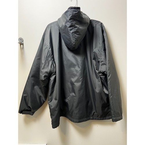 Arizona Jean Company Gray Pullover Hooded Anorak Jacket Men's - Picture 3 of 11