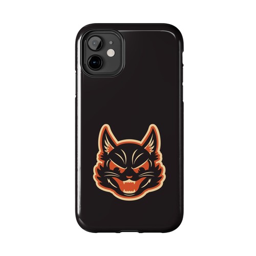 Funda para iPhone Halloween Angry Black Cat - Espeluznante Estilo Vintage - Imagen 75 de 104