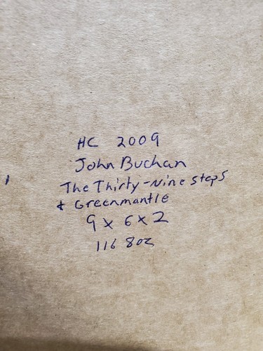 The Thirty-Nine Steps & Greenmantle by: John Buchan Impress Mysteries HC 2009 - Foto 9 di 9