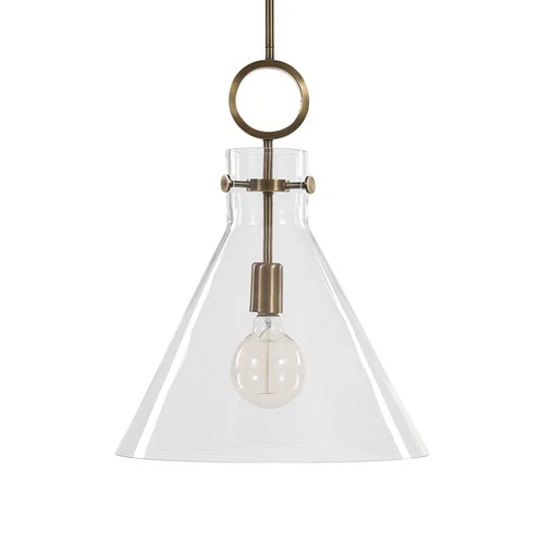 Uttermost 21548 Imbuto Funnel Glass 1 Light Pendant - Picture 4 of 6