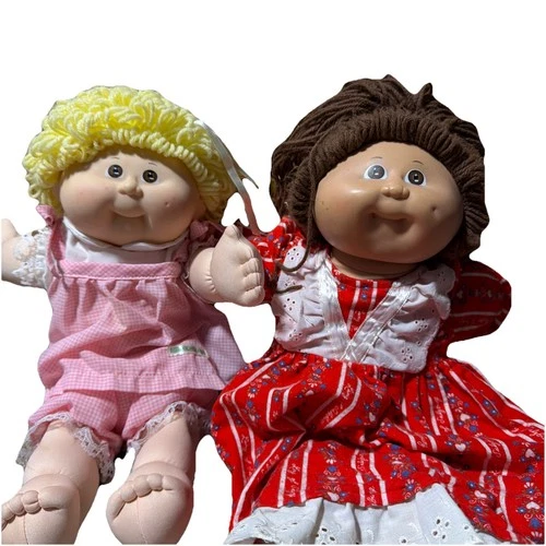 VTG CABBAGE PATCH KIDS XAIVER ROBBERTS 1985 BROWN EYES,HAIR & 2008 25th edition