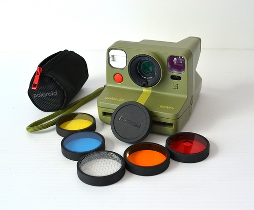 Polaroid Now Plus Generation 3 instant camera + Filter Set -- Green - Picture 7 of 7