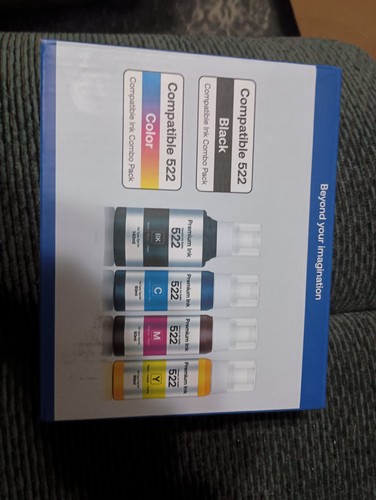 Epson T522 Black/Cyan/Magenta/Yellow Refill Ink Bottle Kit - Picture 1 of 3