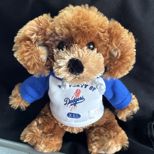 2006 Good Stuff MLB Property Of Los Angeles Dodgers Stuffed Plush Dog W/Hoodie - Picture 8 of 10