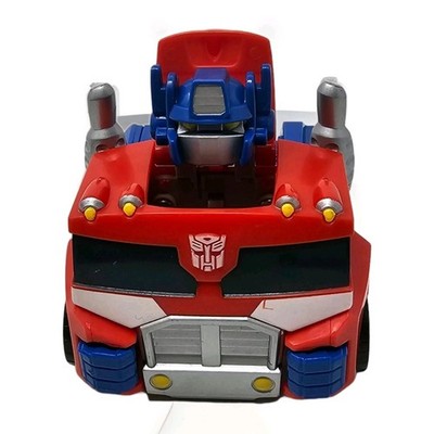 Transformers Optimus Prime Action Figure Easy 1-Step Flip Changer Robot to Truck