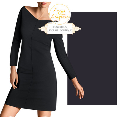 BAILY DRESS by Wolford 34 black schwarz Klassisches Etui Kleid Langarm Elegant
