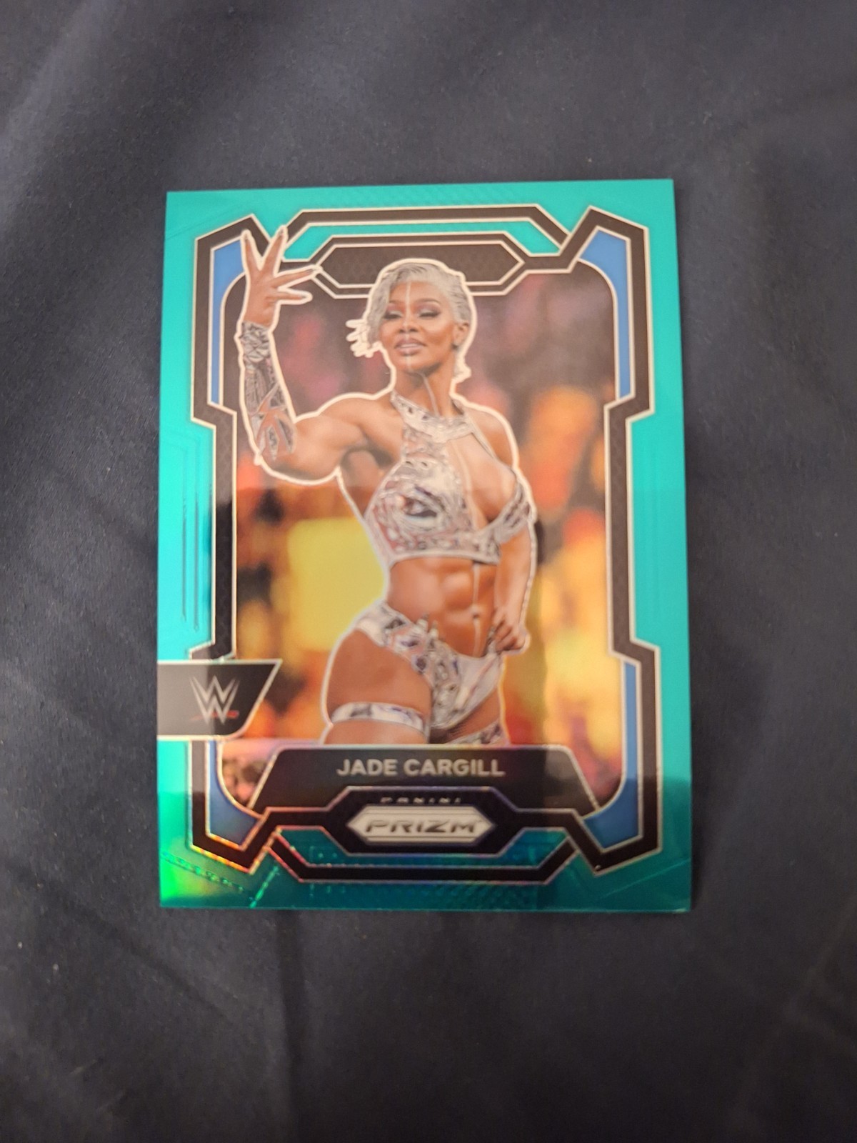 2024 Panini Prizm WWE - Jade Cargill #126 Teal Prizm /49