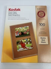 Kodak Photo Paper 77 Sheets Sheets 8.5" x 11" Matte OPEN BOX