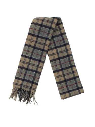 Barbour Herren Schal hellbraun kariert 100% andere Schal - Bild 1 von 5