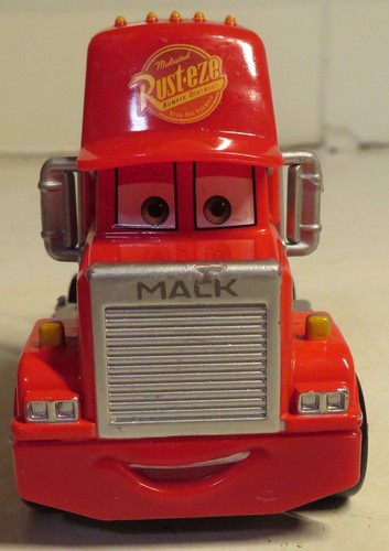 Disney Pixar Cars Mack Rusteze Truck Hauler Cab Only Red 95 Toy 4" Tractpr Used - Picture 4 of 17