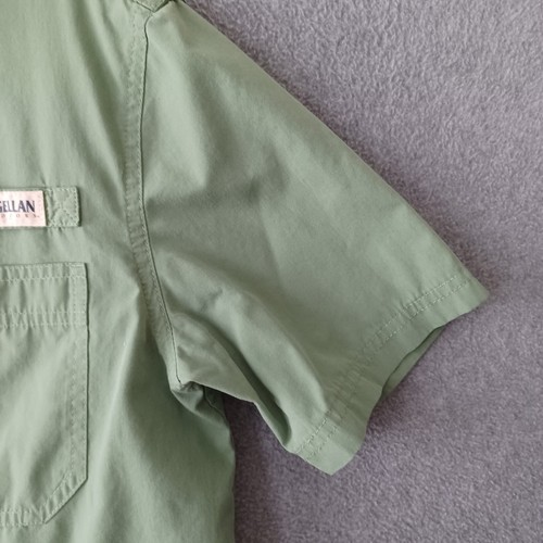 Magellan Shirt Mens XS Olive Green Short Sleeve UPF 15 Outdoor Casual Shirt - Picture 10 of 12