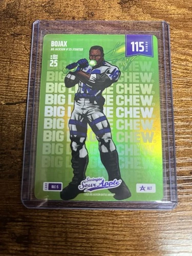 BoJax Bo Jackson Battle Arena Big League Chew Alt Green Baseball NSCC SP #BLC-5