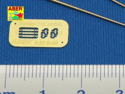Aber 1/35 German 2m Aerials / Antennas (Set of 3 pcs) R-26' - Image 3 of 4