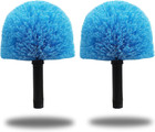 2 Pack Twist On Cobweb Duster Head Brush Replacement for Indoor Outdoor Use