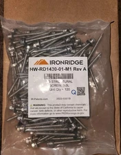 IronRidge RD Screw 120pcs per pack HW-RD1430-01-M1