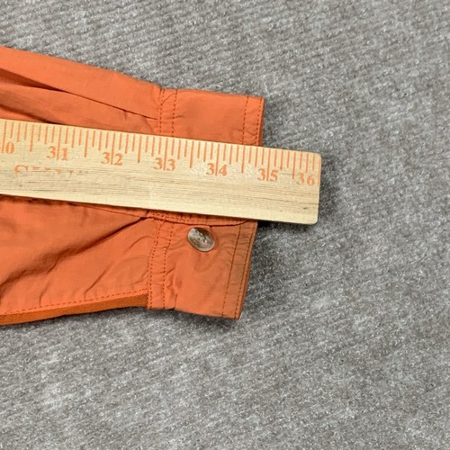 ExOfficio Shirt Mens Medium Orange Button Up Long Sleeve Outdoor - Picture 15 of 15