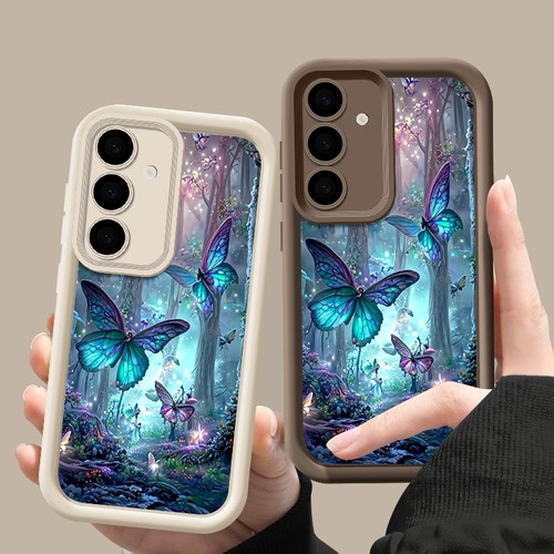 Butterfly TPU Case For Smausng S25 S24 Ultra S23FE S22 A16 A17 A26 A35 A15 Cover - Picture 8 of 19