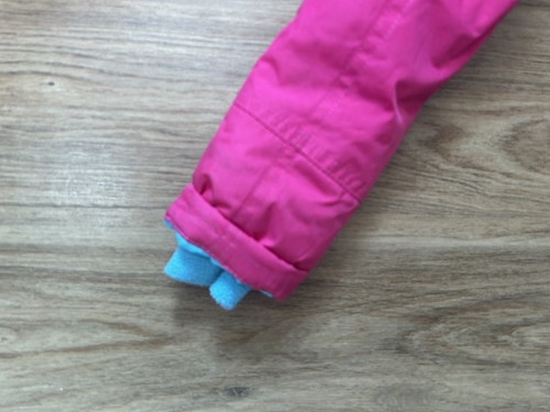 U.S. Polo Assn Girl’s Puffer Fleece Lined Jacket Size 4 Hot Pink Big Pony Hooded - Picture 9 of 9