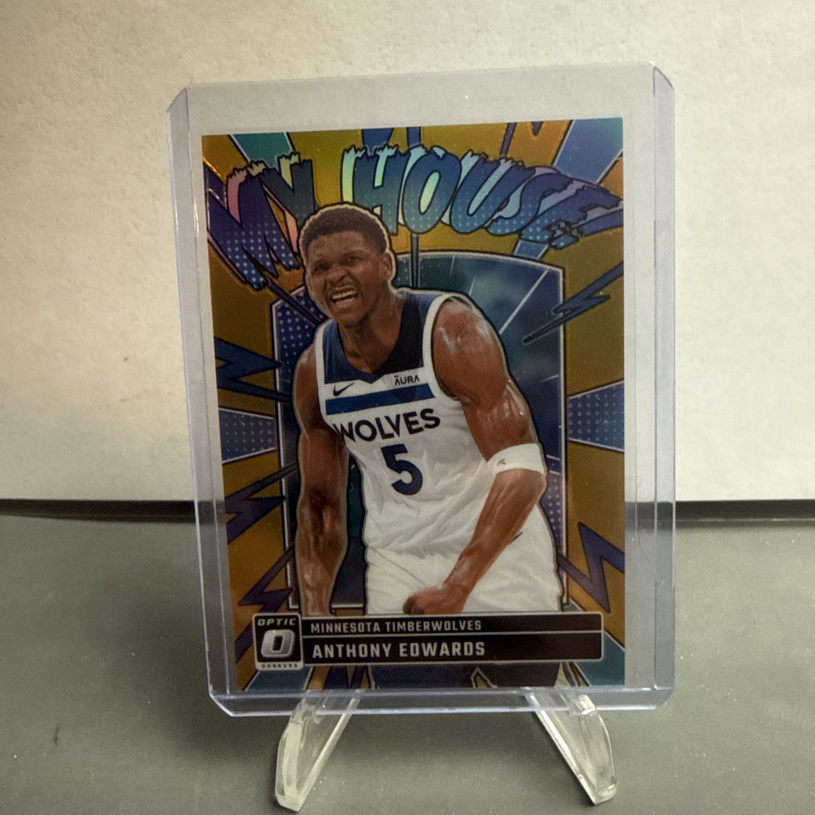 2024-25 Panini Donruss Optic  Anthony Edwards Gold My House 6 /10