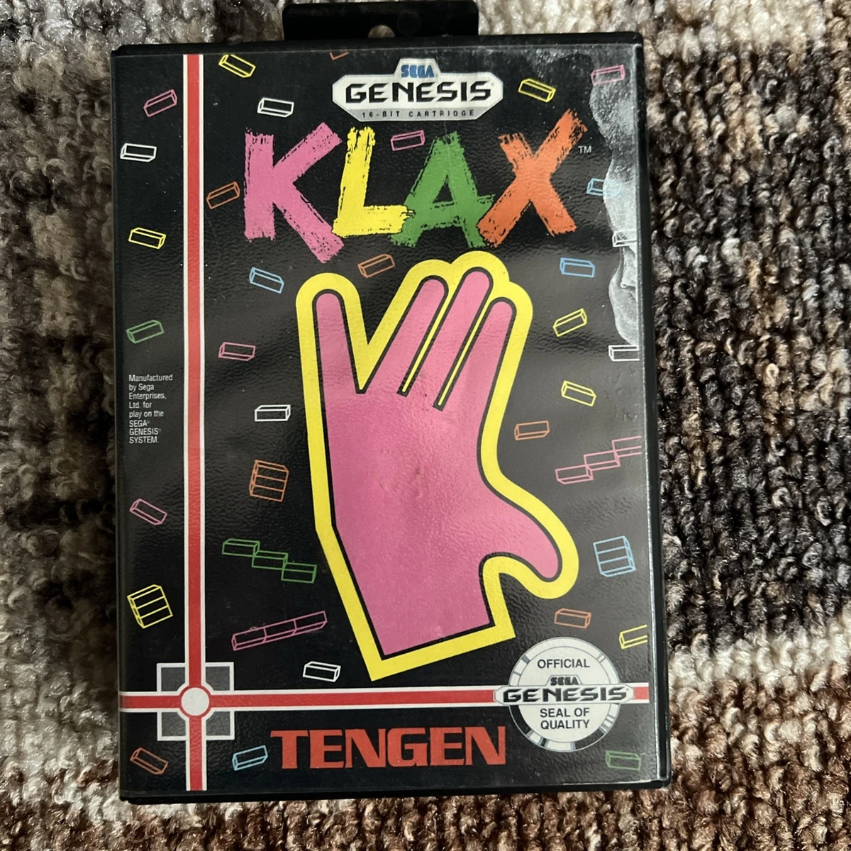 Jeu Klax Sur Sega Game Gear (PAL) - Bon état, Livret Inclus !