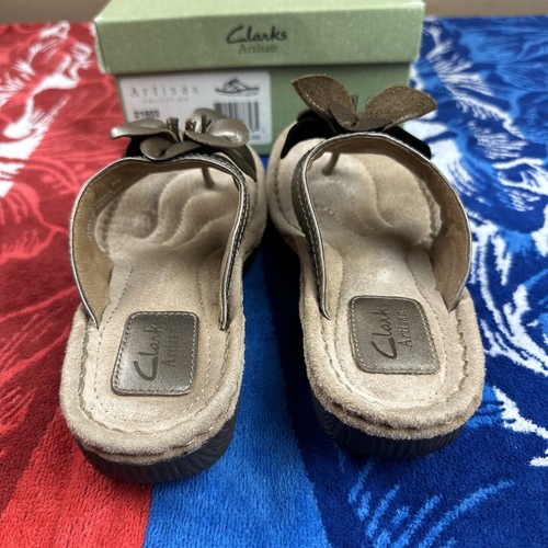 Clarks Artisan Latin Samba Leather Sandals Size 6 M - Imagen 8 de 13
