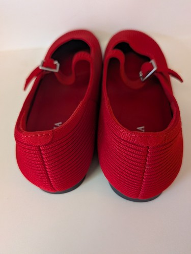 VIVAIA SCARPA DONNA MARGOT MARY-JANE PUNTA QUADRATA rosso rubino TAGLIA EU 41 US 9,5 - Foto 4 di 8