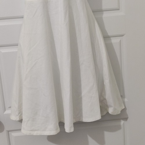 Express Backless Halter Mini Express Solid White Dress ( S ) - Picture 3 of 7