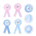  4 Pcs Baby Birthday Decorations Boy Party Accessories Creative Brooches