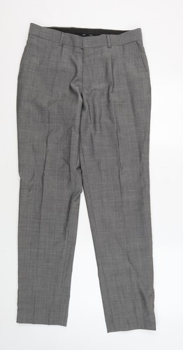 DKNY Anzughose Herren Grau Größe 38 Regular Fit