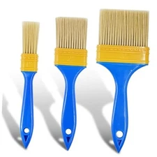 3 Pack Paint Brushes - Ideal for Priming, Painting, Varnishing, Wood, Walls, 