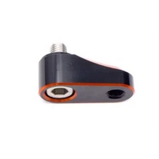 2FastMoto 10mm Mirror Offset Holder - 30mm Long -  Orange 12-2246O
