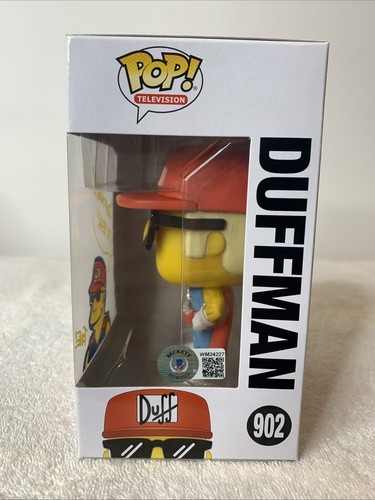 Funko The Simpsons DUFFMAN #902 Artwork Signed By TONE RODRIGUEZ (TONE) BAS COA - Foto 2 di 13