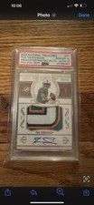 tua tagovailoa 2020 national treasures crossover rookie patch auto/99 PSA 10 ⭐️