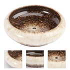 1pc Hydroponic Ceramic Flower Pot Creative Gardening Pot Ceramic Vessel