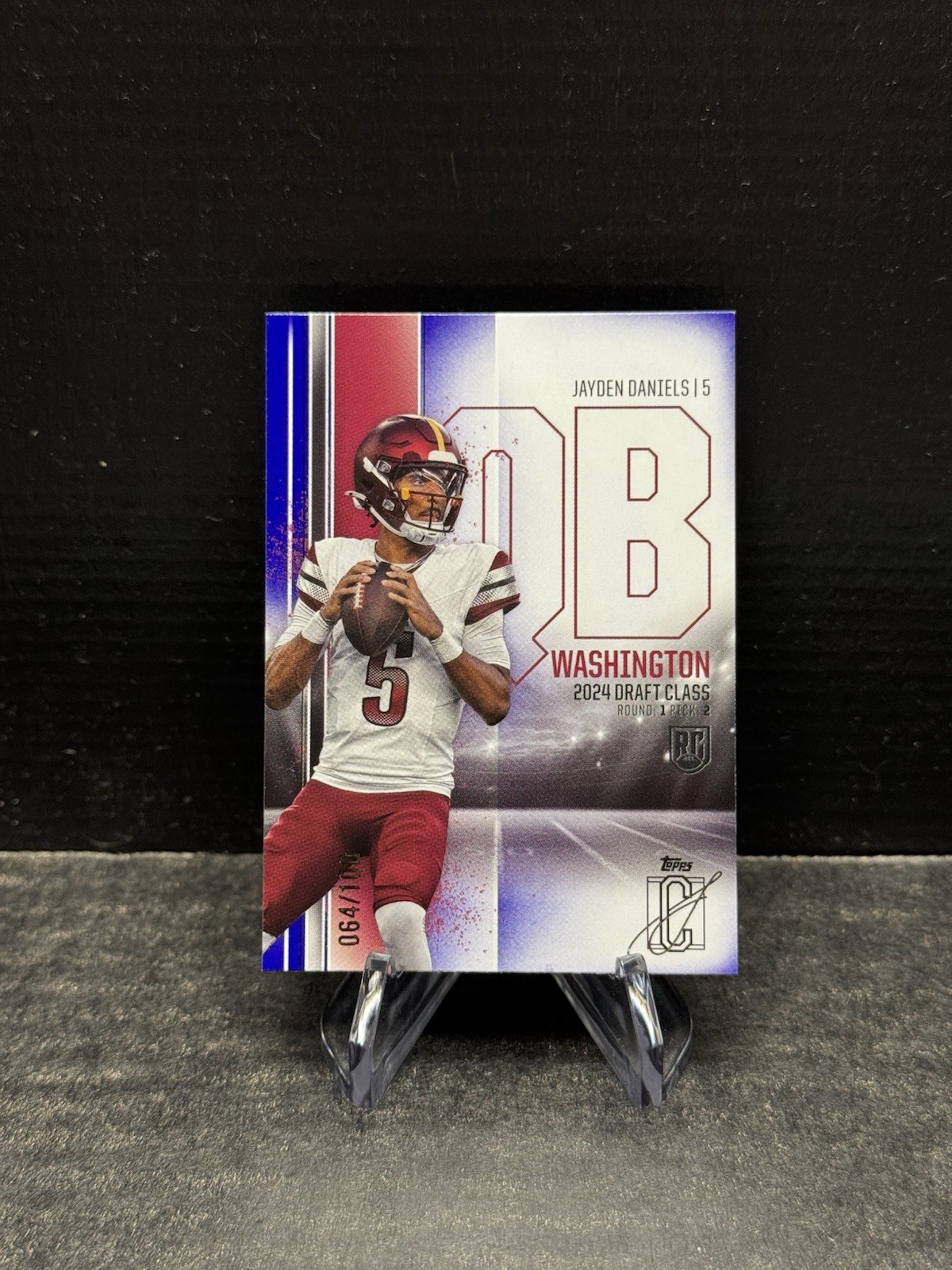 2024 Topps Signature Class - Rookies Jayden Daniels #194 Purple /100 (RC)