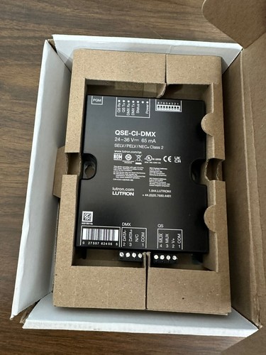 LUTRON QSE-CI-DMX Control Interface GRAFIK Eye® Systems - PELV/SELV/NEC Class 2 - Picture 11 of 18