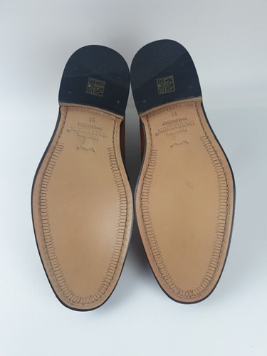 Harrykson London Botas de Cuero Marrón Tostado Estilo Chelsea Talla 11 - Imagen 8 de 11