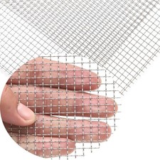 Wire Mesh 5 Mesh, 304 Stainless Steel Woven Wire Mesh Screen, Sturdy Metal Me...