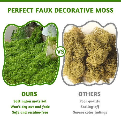 200g Muschio Artificiale per la Decorazione Finto per Presepe Decorazioni - Foto 12 di 24
