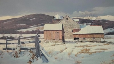 Gerald Lubeck,  Changing Season'', Lithograph Hand Signed and Numbered ''745/950''