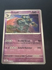 Golurk 043/086 Pokemon Black Bolt Master Ball Reverse Holo NM