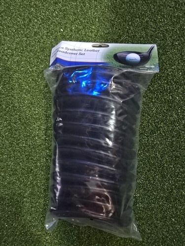 Iron Head Covers Full Set Brand New Never Used Golf Club Covers Black - Bild 3 von 3