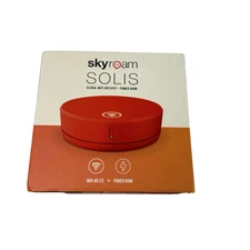 SkyRoam Solis S008 Orange Global WiFi Hotspot Power Bank Case Cord Tested