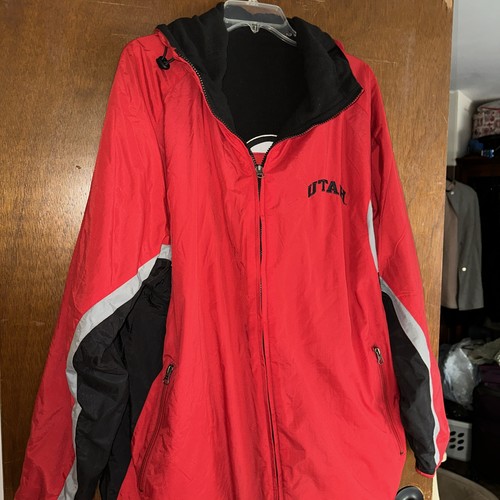 Utah Utes Pro Player Reversible Apparel rot/schwarz Jacke Herren XL Fleece gefüttert - Bild 17 von 24