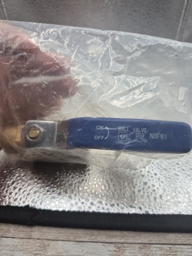 NSF61 3/4" SWEAT BALL VALVE, BRASS, FULL PORT, 600 WOG LEAD FREE