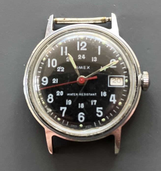 MILITARY MADE GREAT VINTAGE BRITAIN 1974 IN SPRITE STYLE TIMEX - vintagewatches.pk