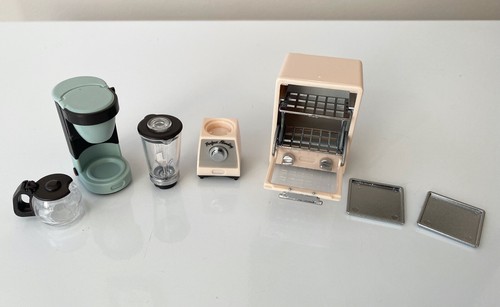 1:6 miniature dollhouse bakery oven coffee maker juicer doll cafe shop props - Picture 4 of 13