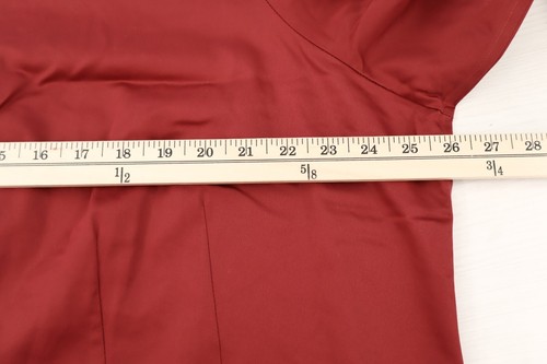 NEW COLDWATER CREEK Women's Cotton Long Sleeve Blouse Dark Red Size 3X 24 Plus - Picture 14 of 16