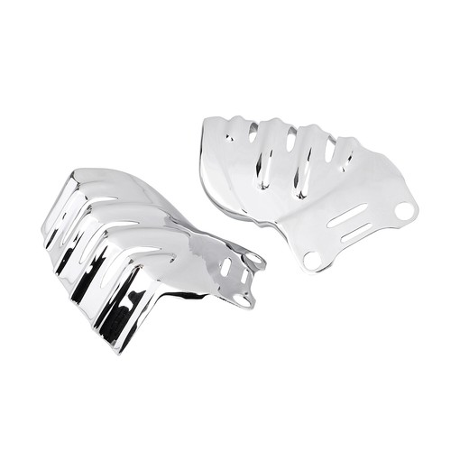 Chrome Front Brake Caliper Covers For Harley Street Glide FLHX Ultra Limited Low - Picture 15 of 17